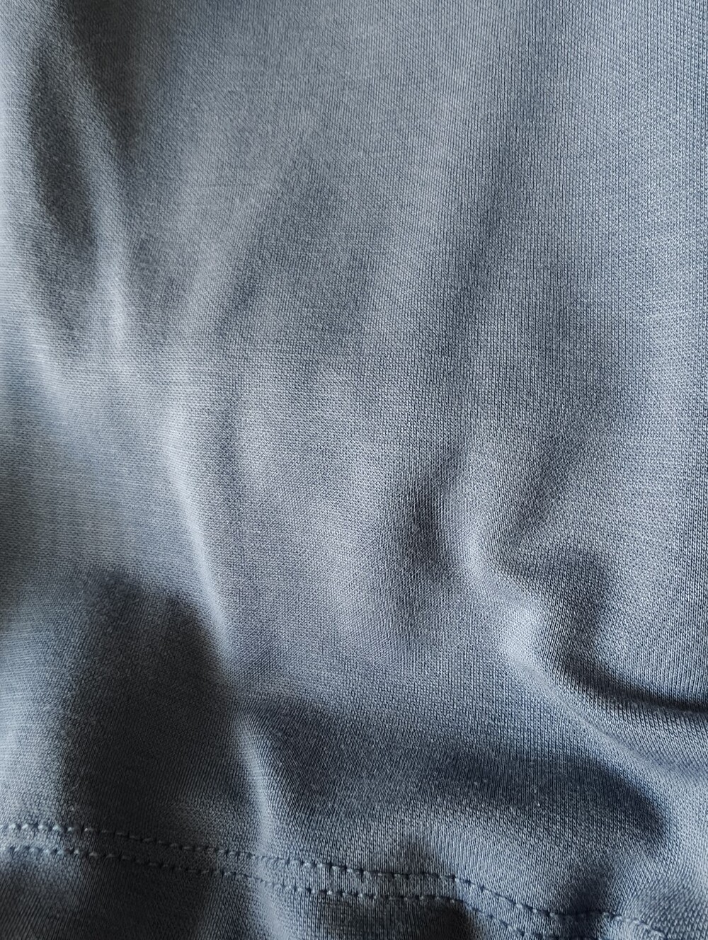Cable & Gauge Dusty Blue Drawstring Hem Tank - Picture 4 of 5